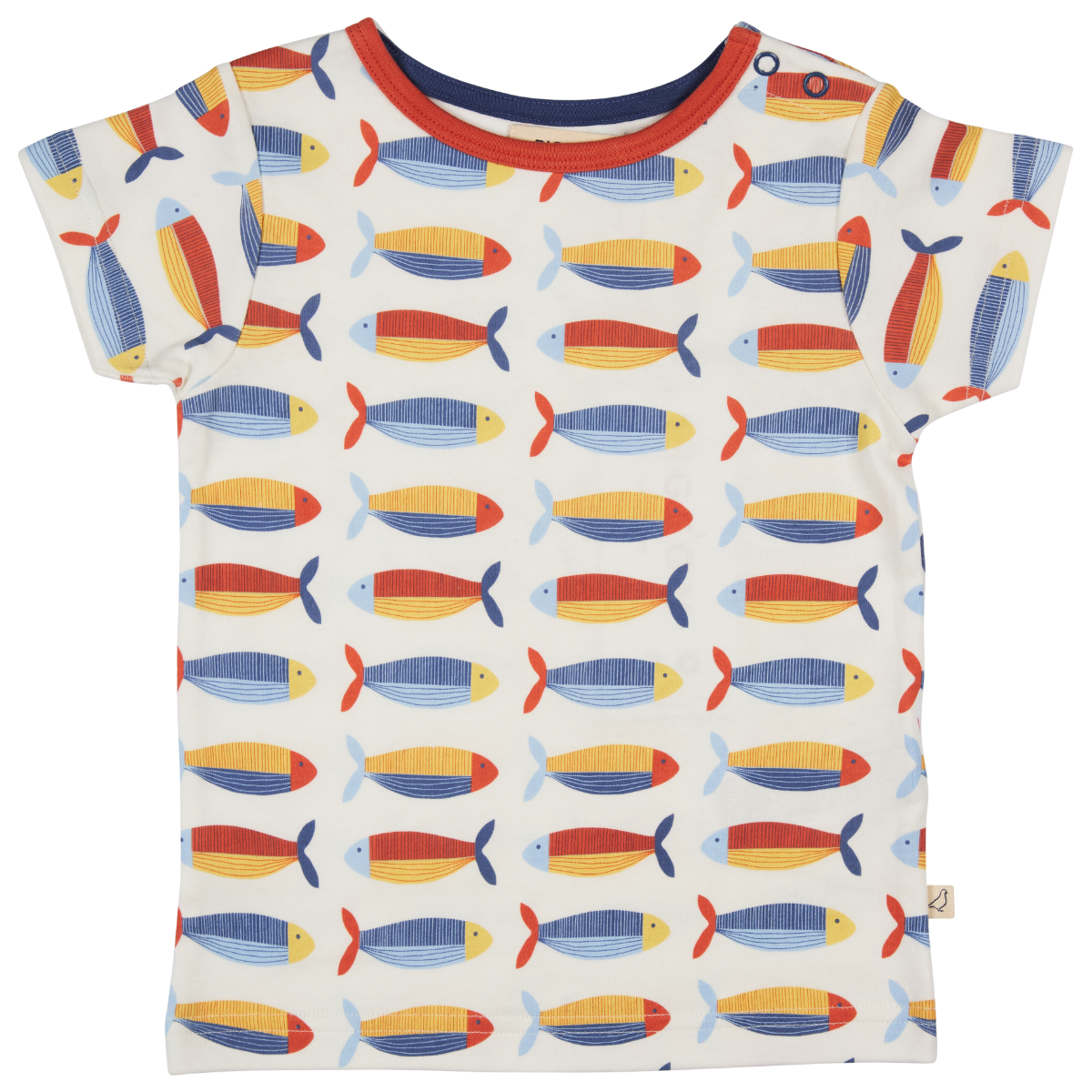 T-shirt in Cotone Biologico - Sardine