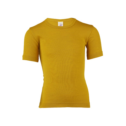 Maglia manica corta Lana Seta - Colori Vari