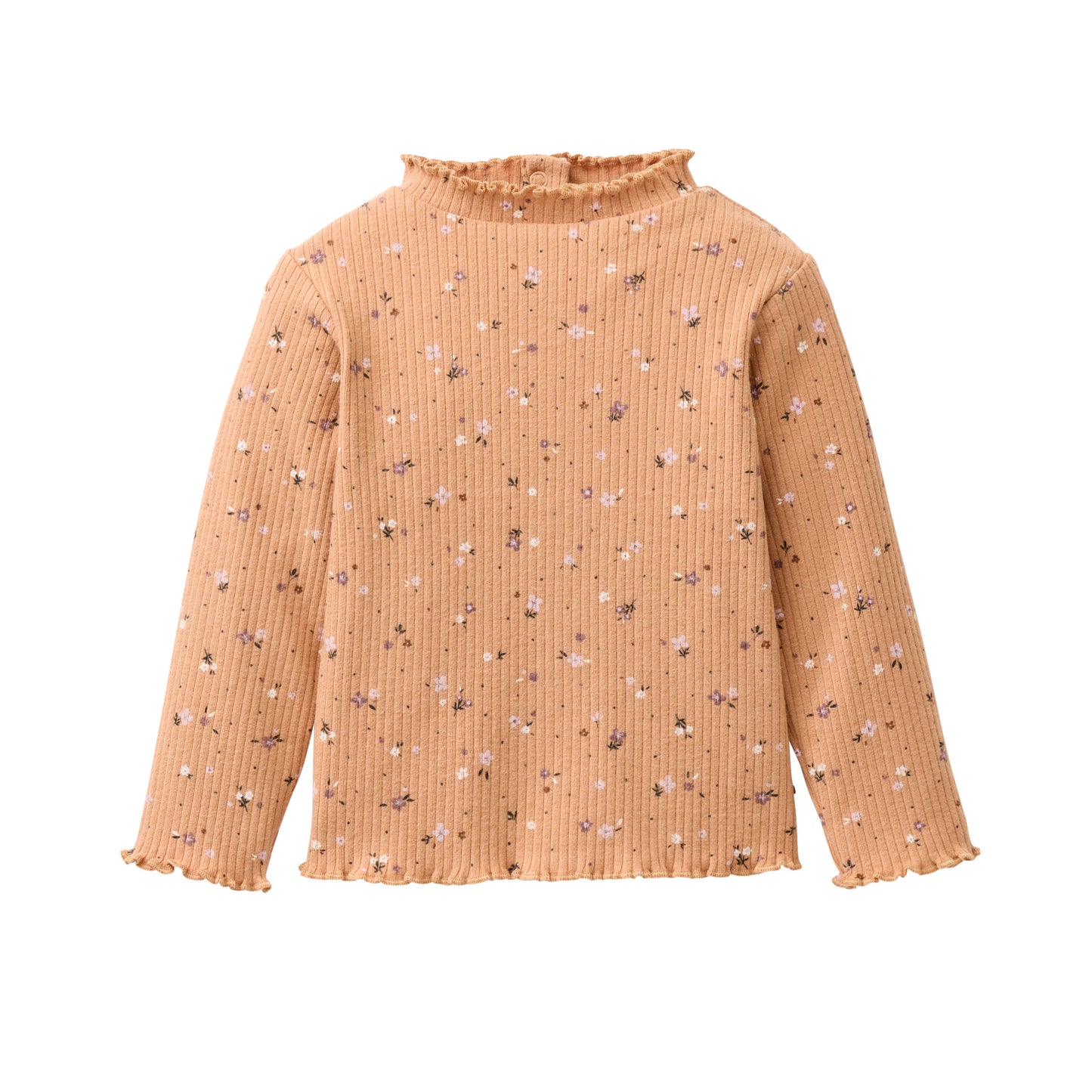 Maglia a manica lunga in Cotone Biologico - Caramello