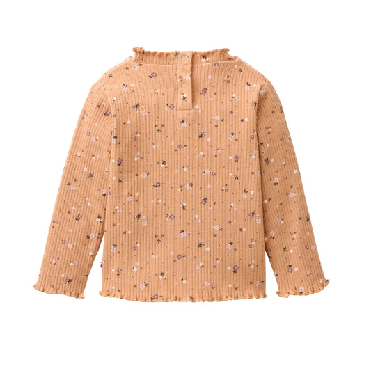 Maglia a manica lunga in Cotone Biologico - Caramello