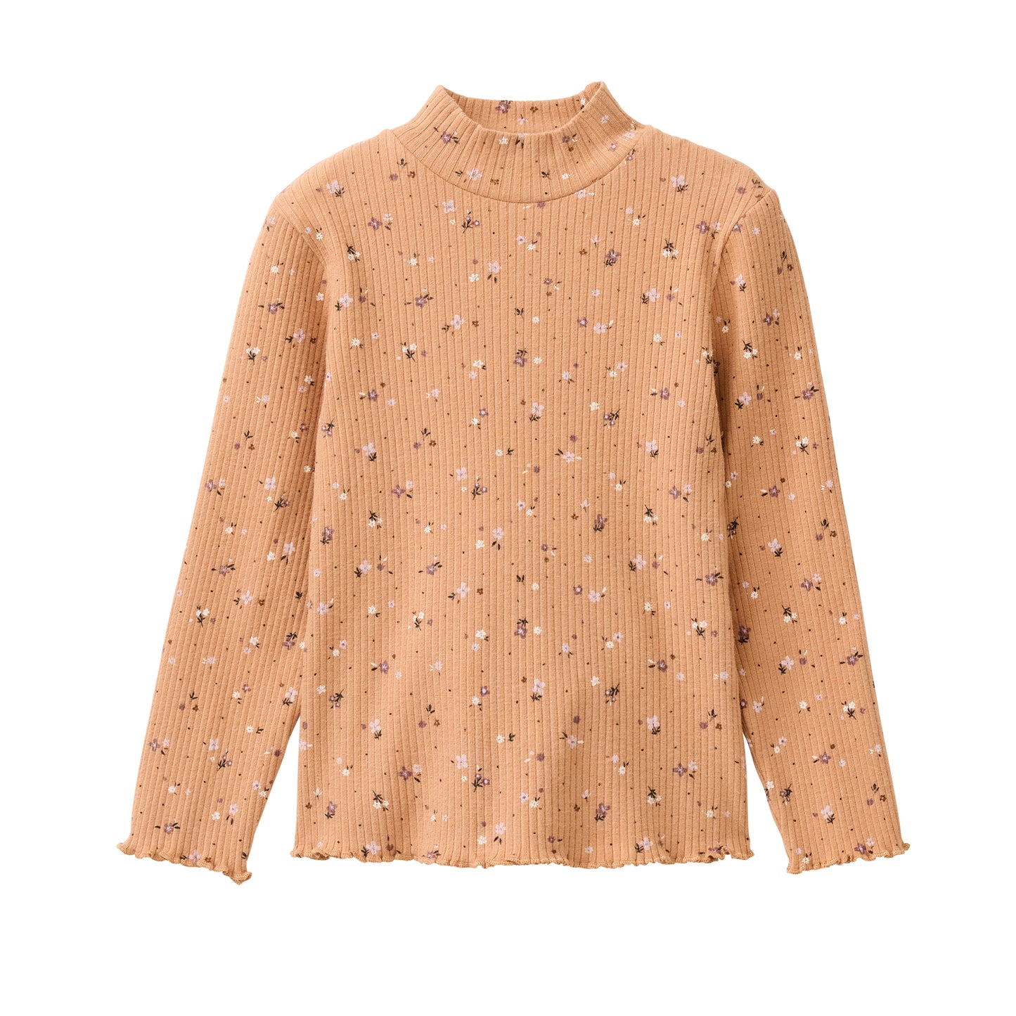 Maglia a manica lunga in Cotone Biologico - Caramello