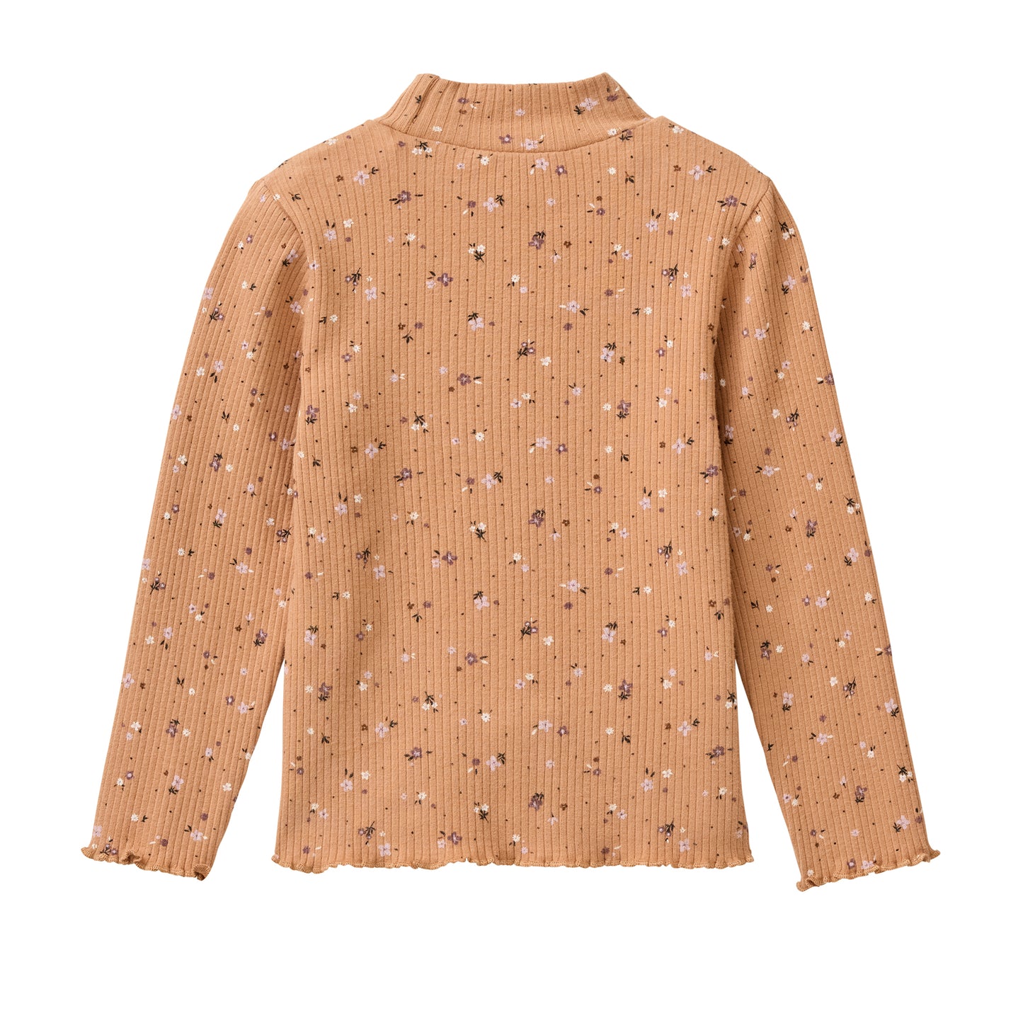 Maglia a manica lunga in Cotone Biologico - Caramello