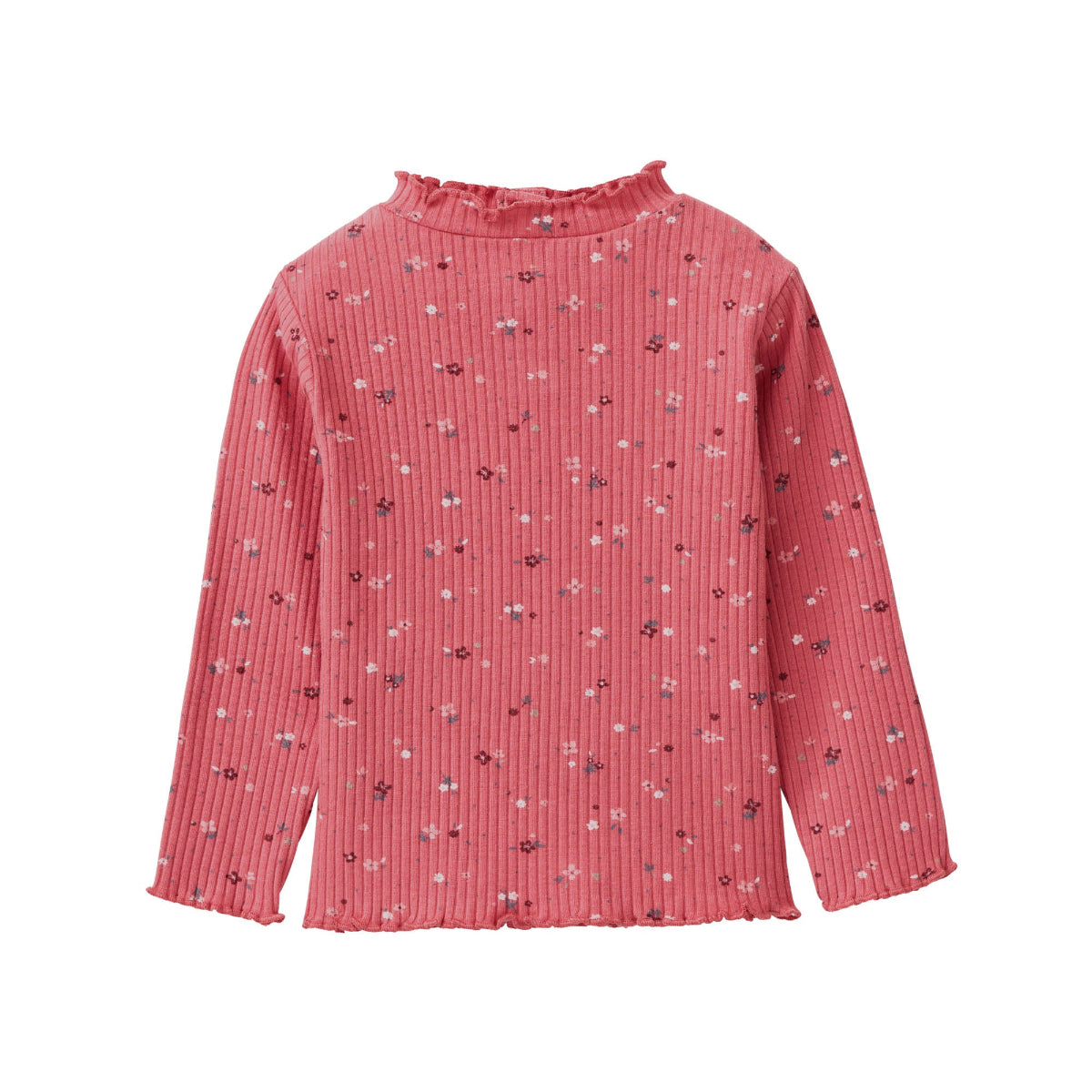Maglia a costine in Cotone Biologico - Lampone