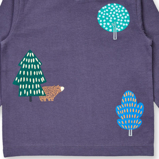Maglia in Cotone Biologico Woodland - Navy