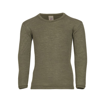 Maglia manica lunga Lana Seta - Colori Vari