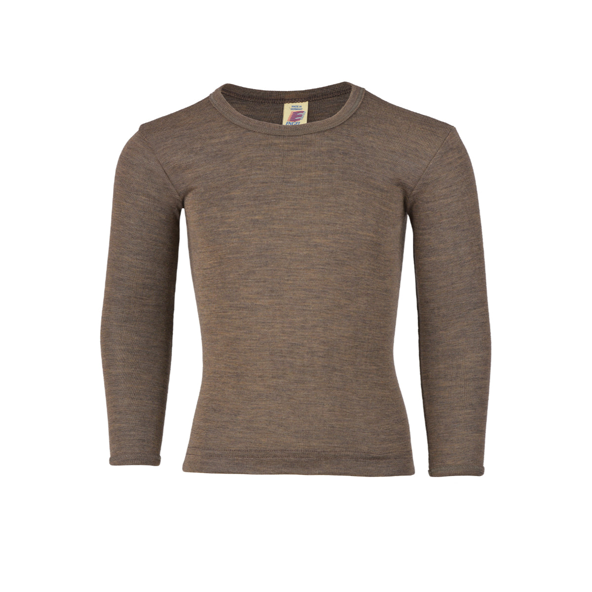 Maglia a manica lunga lana seta Noce