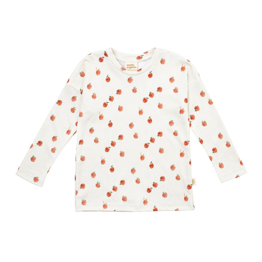 Maglia manica lunga in Cotone Biologico - Mele
