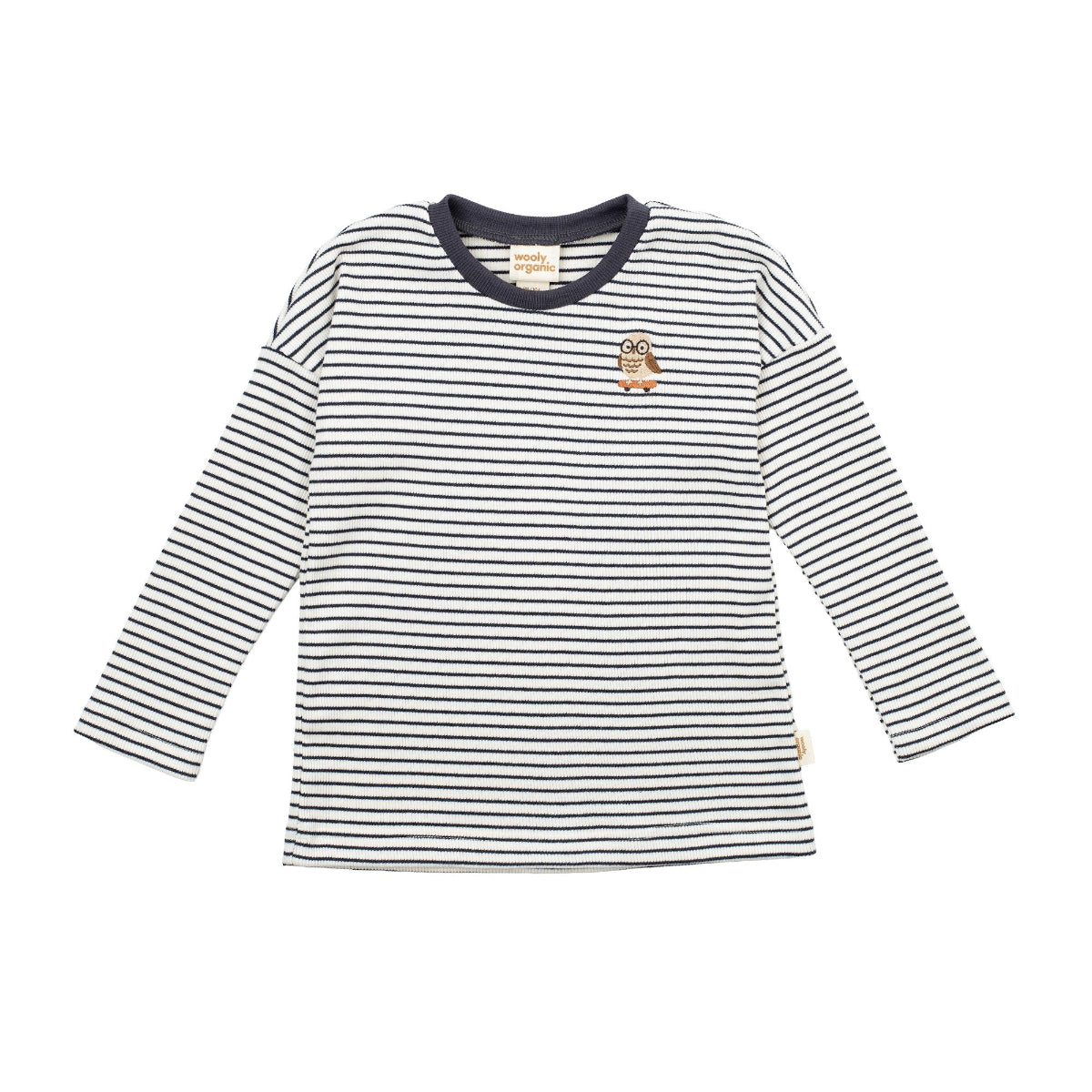 Maglia manica lunga in Cotone Biologico - Gufetto