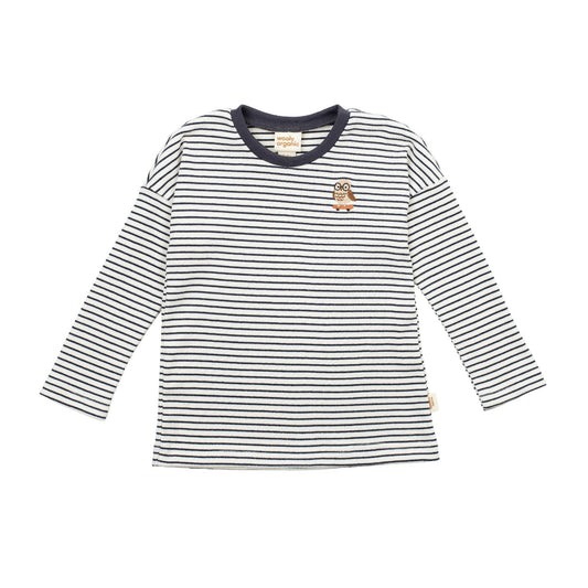 Maglia manica lunga in Cotone Biologico - Gufetto