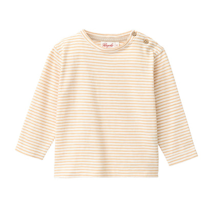 Maglia a righe in Cotone Biologico - Miele