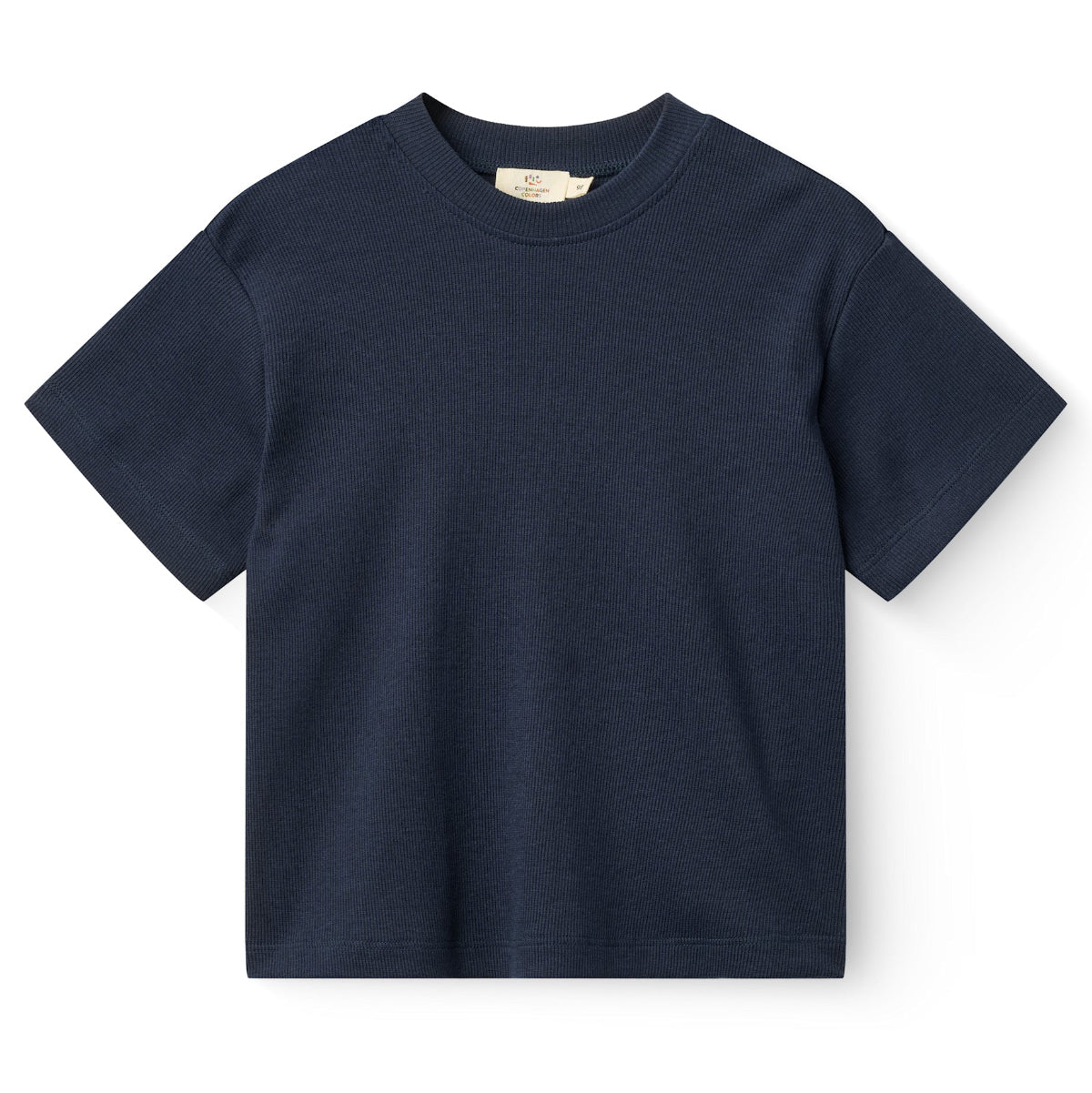 T-shirt in Modal e Cotone - Navy