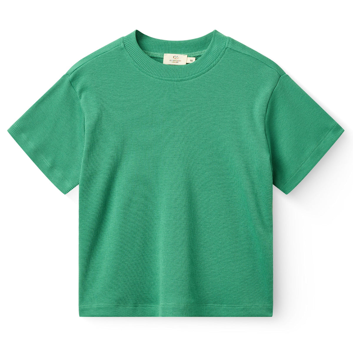 T-shirt in Modal e Cotone - Verde