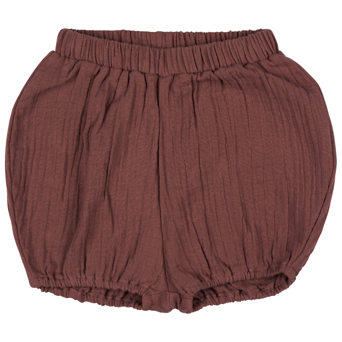 Shorts in Mussola di Cotone Biologico - Cacao