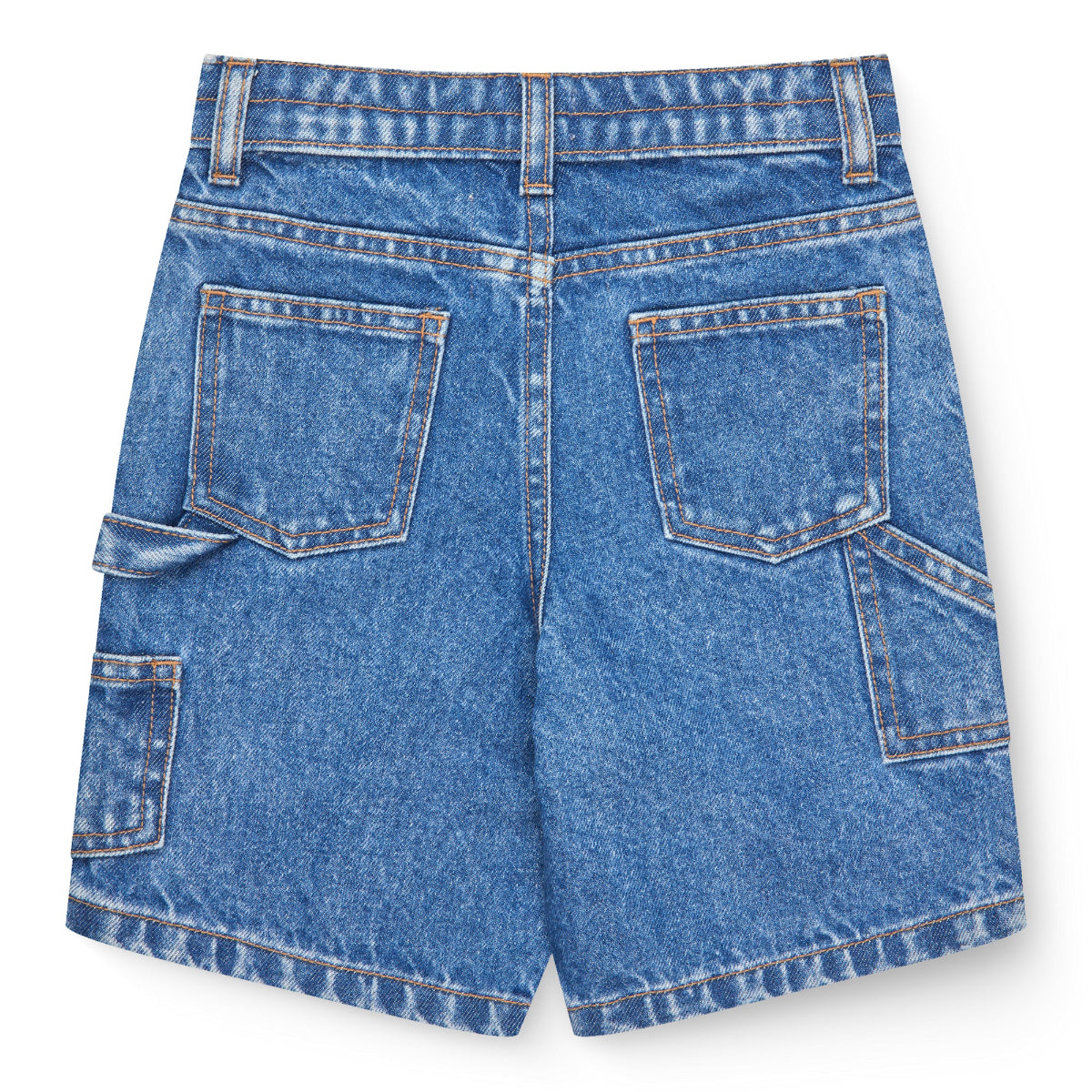 Pantaloncini Cargo in Jeans Biologico