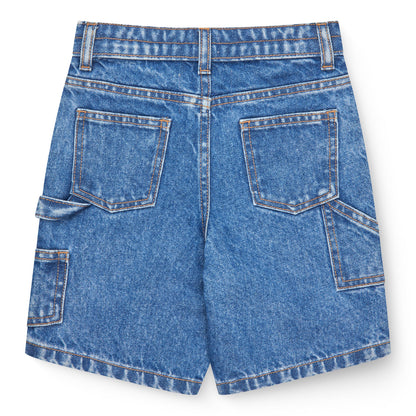 Pantaloncini Cargo in Jeans Biologico