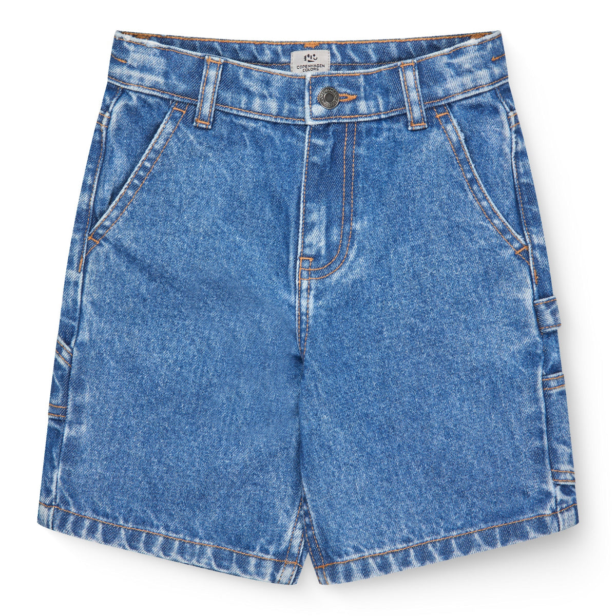 Pantaloncini Cargo in Jeans Biologico