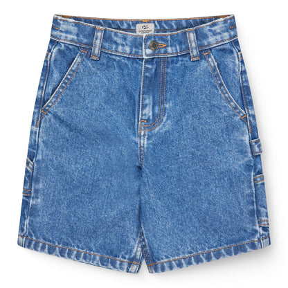Pantaloncini Cargo in Jeans Biologico