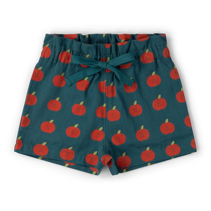 Pantaloncini in Twill di Cotone Biologico - Mele