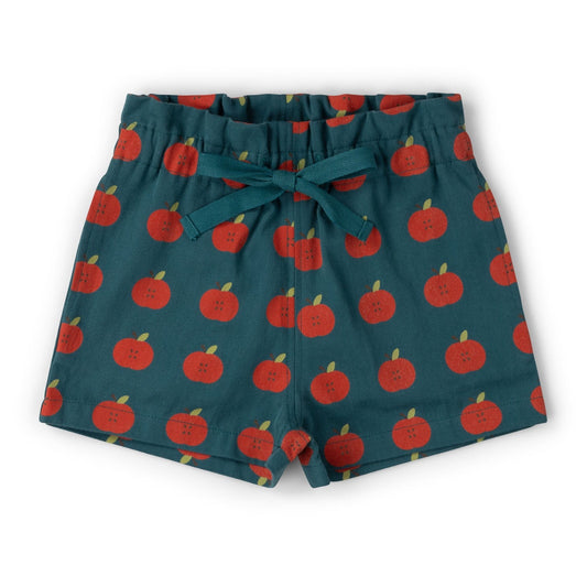 Pantaloncini in Twill di Cotone Biologico - Mele