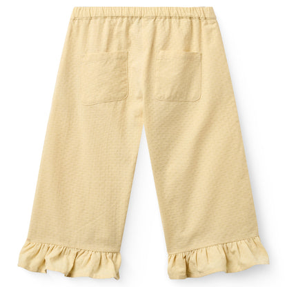 Pantaloni 3/4  in Cotone Biologico - Giallo