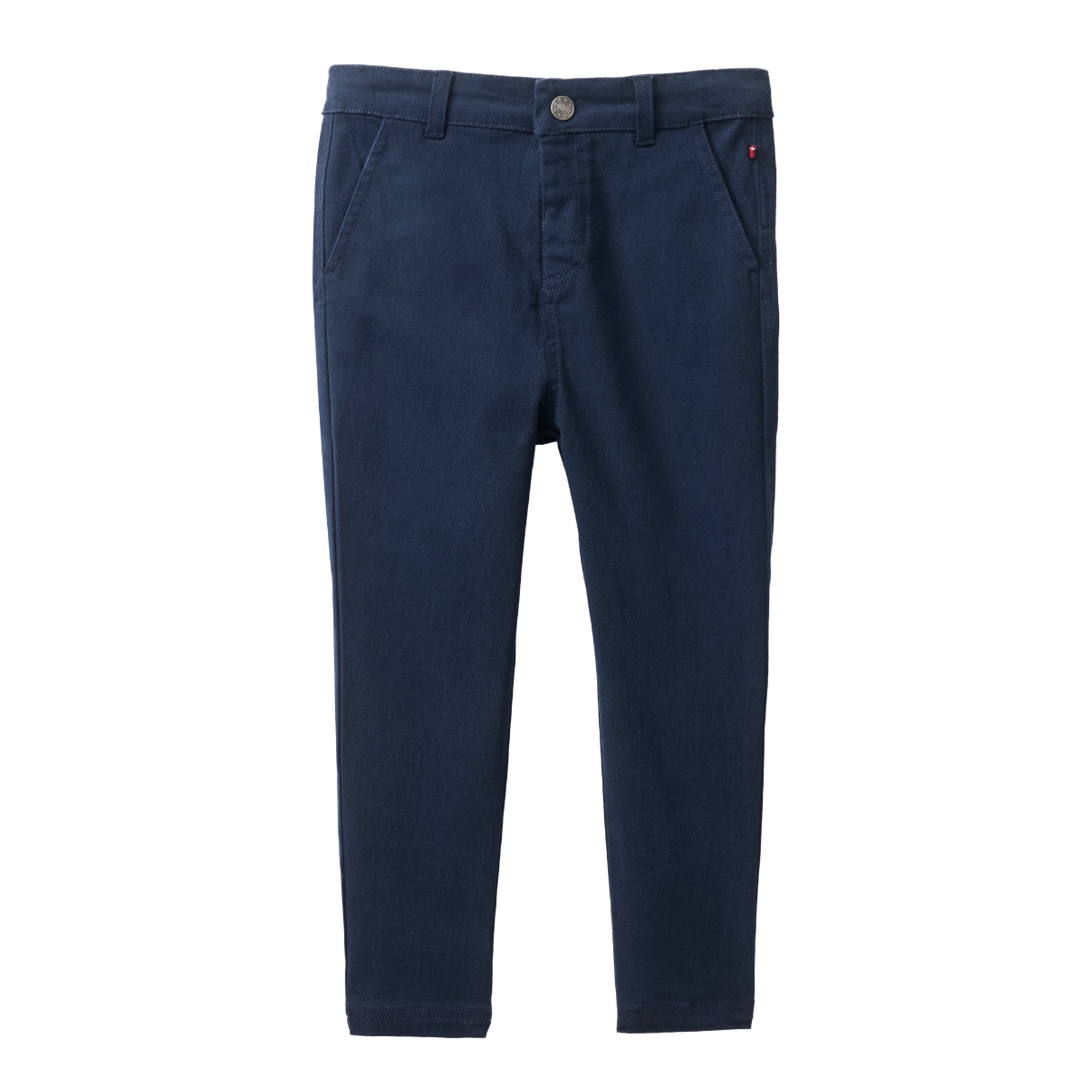 Pantaloni chino in cotone biologico - Blu