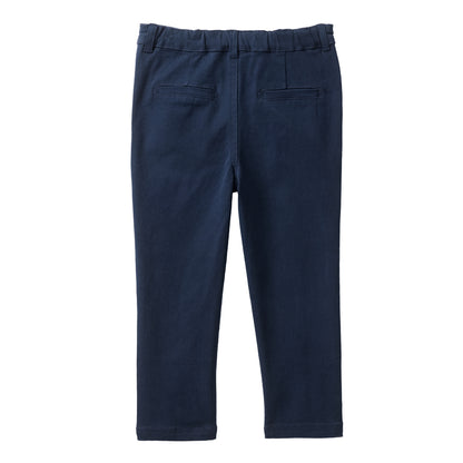 Pantaloni chino in cotone biologico - Blu