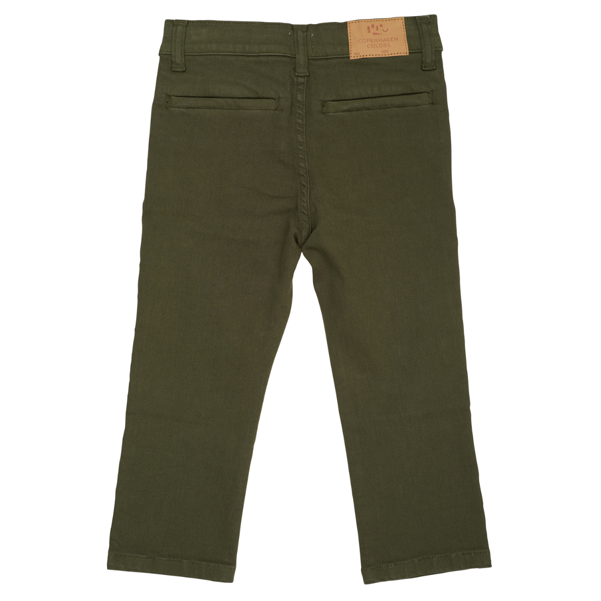 Pantaloni chino in Cotone Biologico - Verde