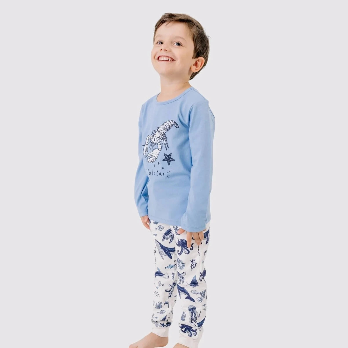 Pantaloni in Cotone Biologico - Mondo Marino