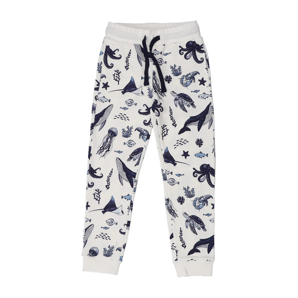 Pantaloni in Cotone Biologico - Mondo Marino