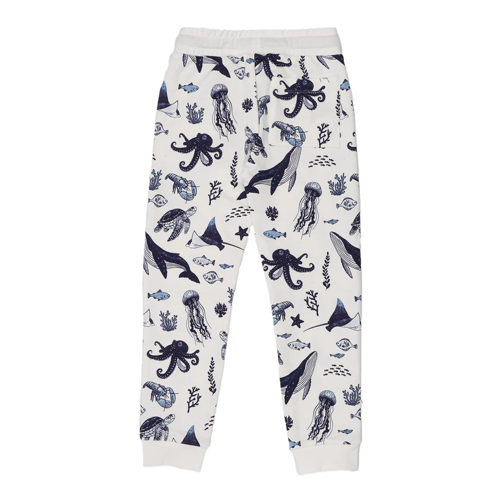 Pantaloni in Cotone Biologico - Mondo Marino