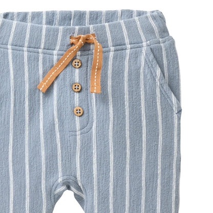 Pantaloni in Cotone Biologico - Denim rigato