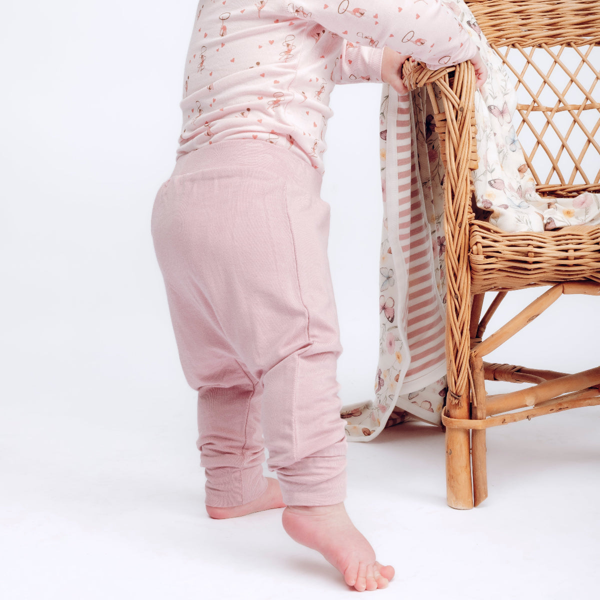 Pantaloni ampi in Bamboo - Malva