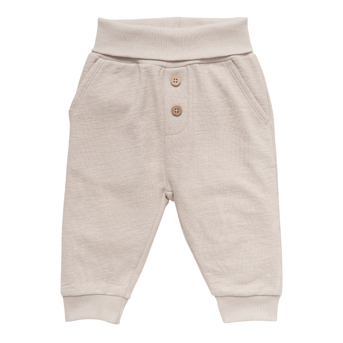 Pantaloni in felpa di cotone biologico - Beige