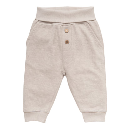 Pantaloni in felpa di cotone biologico - Beige