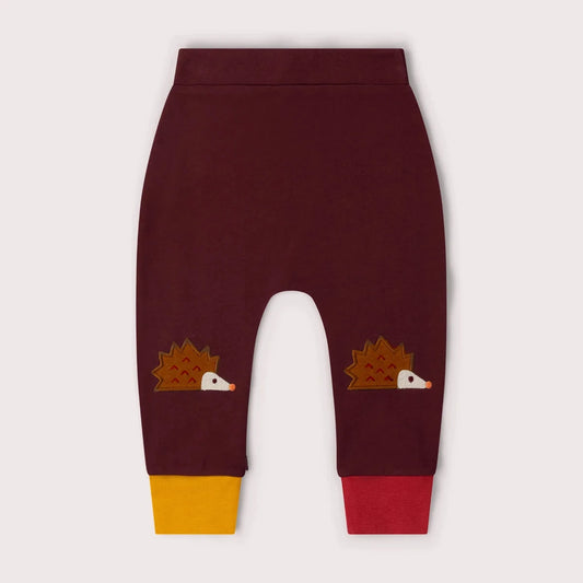 Pantaloni in Cotone Biologico con toppe - Riccio