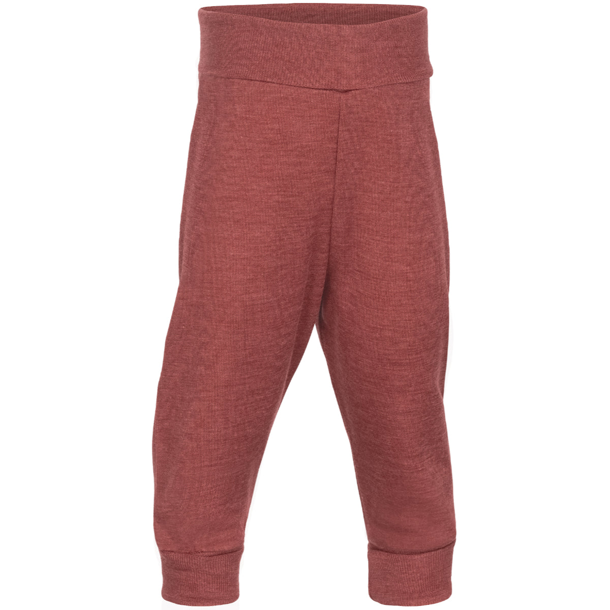 Pantaloni harem lana e seta Rame