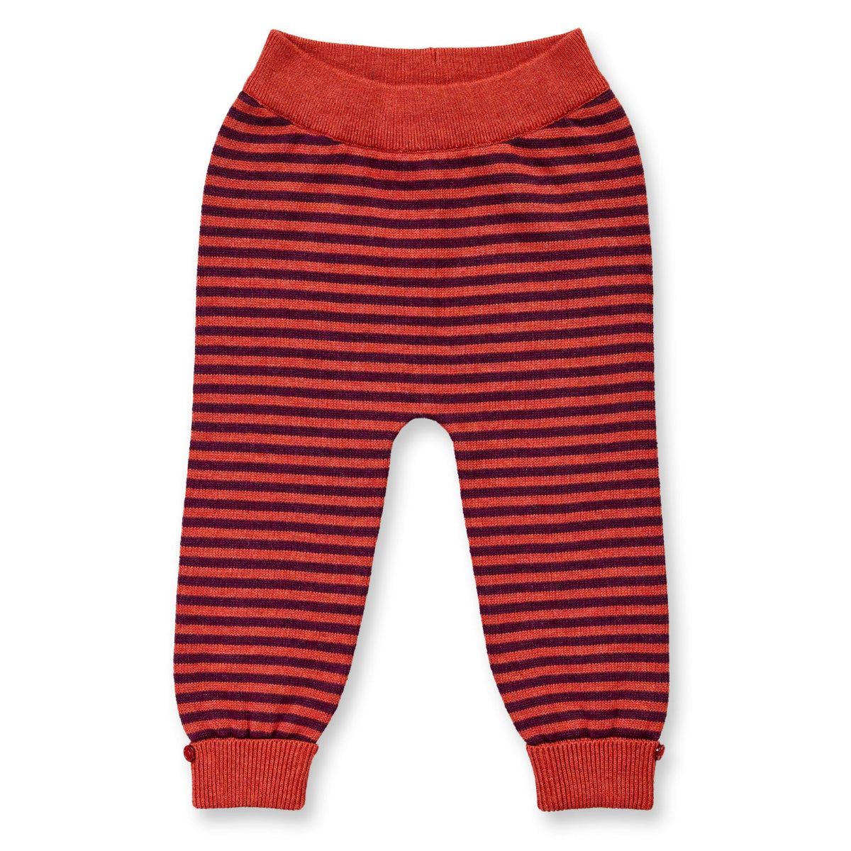 Pantaloni in maglia di Cotone Biologico - Terracotta