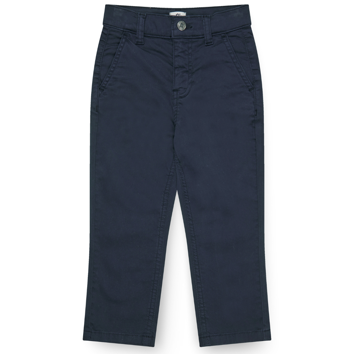 Pantaloni in Twill di Cotone Biologico Silky - Navy