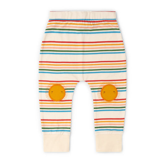 Pantaloni in Cotone Biologico con toppe - Sole