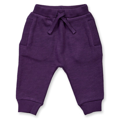 Pantaloni in felpa di Cotone Biologico - Viola