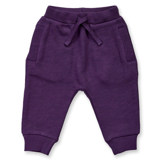 Pantaloni in felpa di Cotone Biologico - Viola