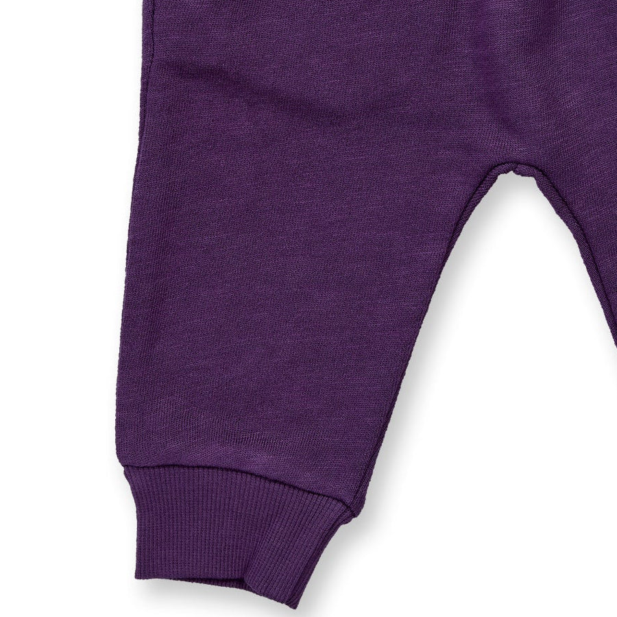 Pantaloni in felpa di Cotone Biologico - Viola