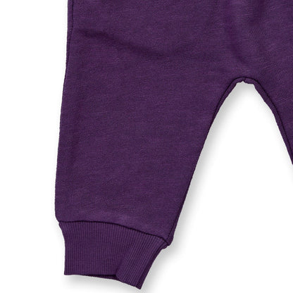 Pantaloni in felpa di Cotone Biologico - Viola