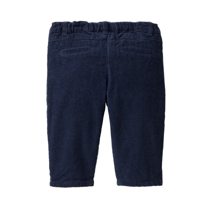 Pantaloni in velluto di Cotone Biologico - Blu