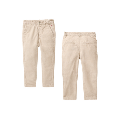 Pantaloni in velluto di Cotone Biologico - Calce