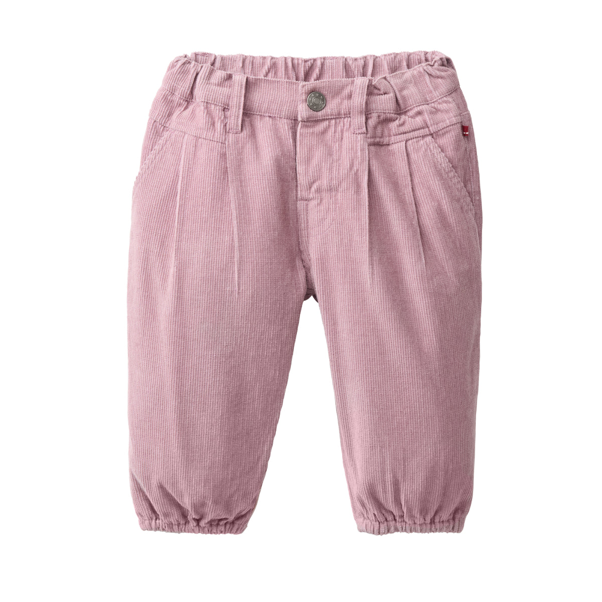 Pantaloni a costine in cotone biologico - Malva