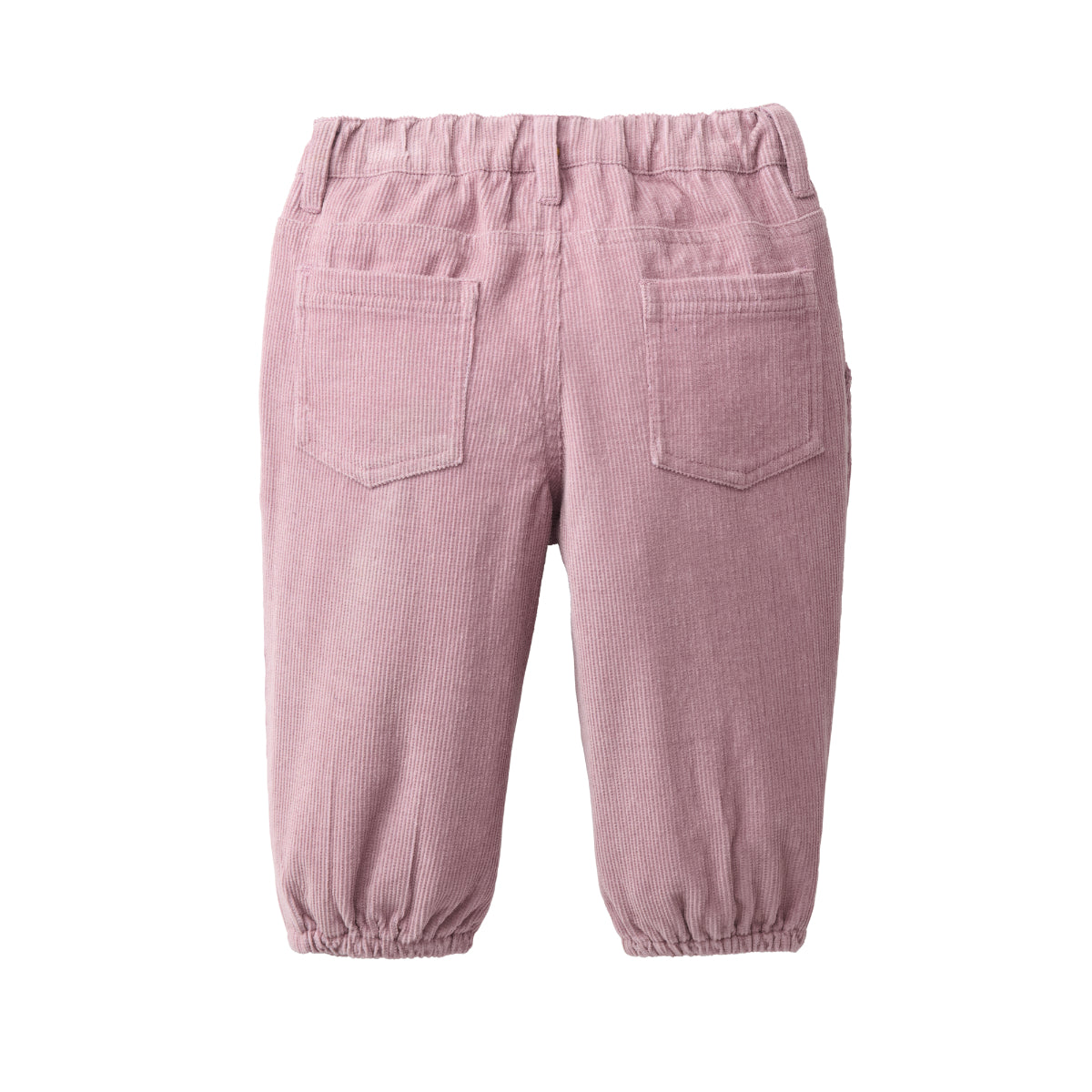 Pantaloni a costine in cotone biologico - Malva