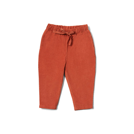 Pantaloni in velluto di Cotone Biologico - Ginger