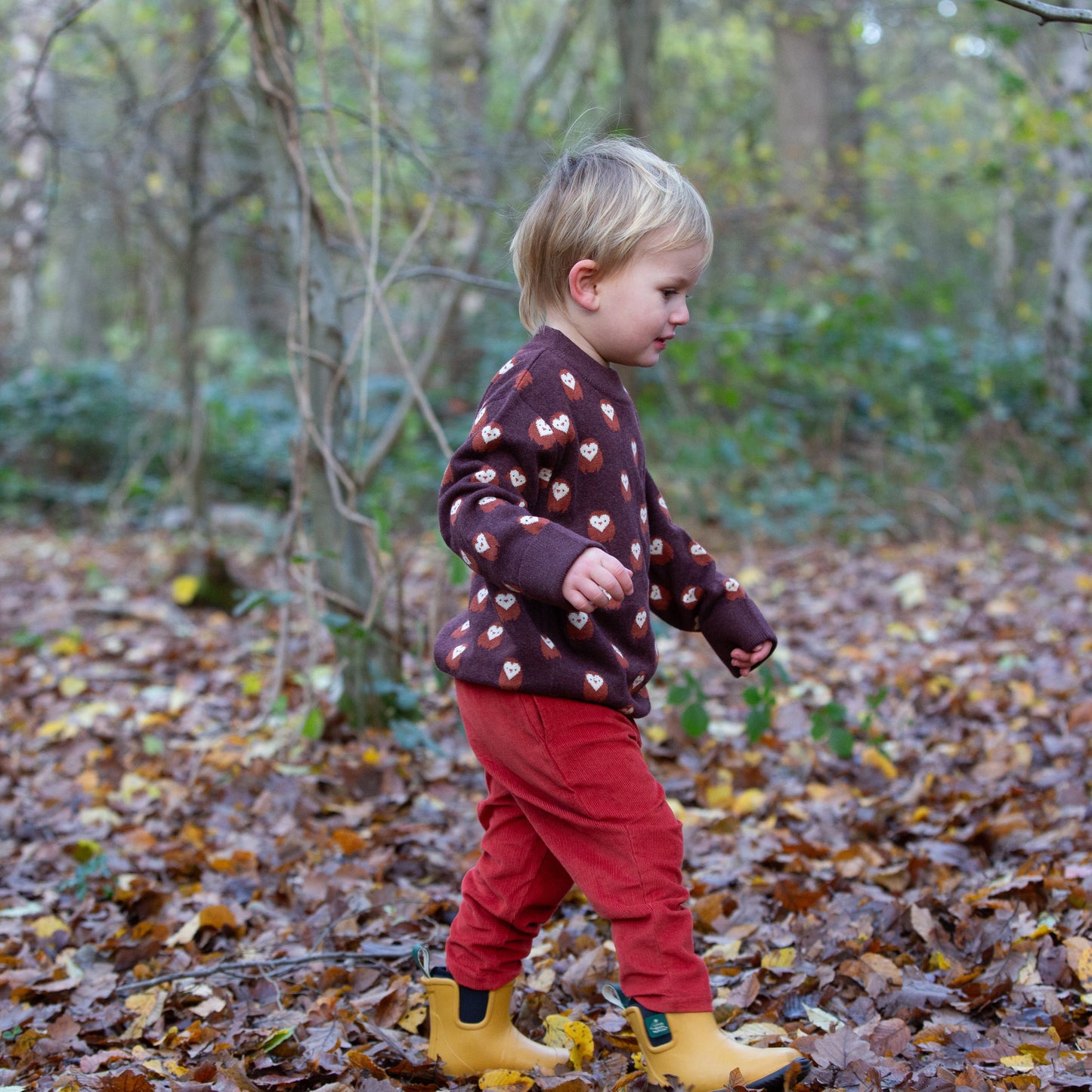 Pantaloni in velluto di Cotone Biologico - Ginger