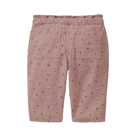 Pantaloni in velluto di Cotone Biologico - Rosa Antico